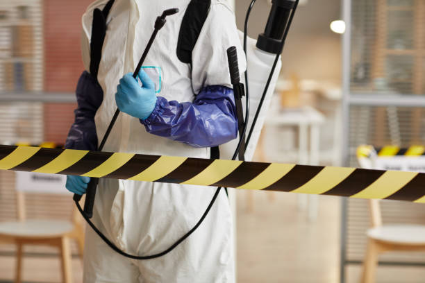 Professional Biohazard Cleanup technician working in Platteville, CO